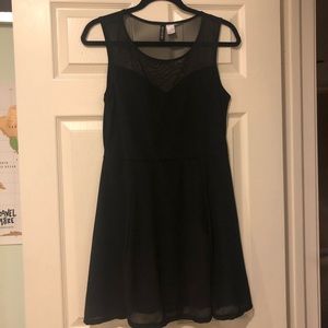 H&M Black Sweetheart Dress